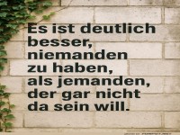 Besser alleine als schlecht begleitet