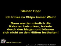 Wein zu Chips