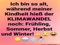 Damals hiess Klimawandel noch Wetter!