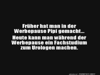 Werbepausen: Von Pipi zu Prof. Doktor!