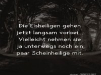 Eisheilige im Schlepptau der Scheinheiligen