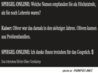 Problem-Olivers im Lehramt und �berlebensstrategien