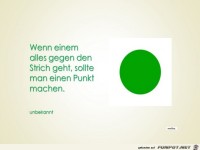 wenn einem alles gegen den strich geht