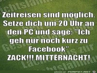 Zeitreisen sidn möglich...
