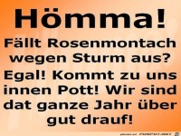 Fllt Rosenmontag der Zug aus