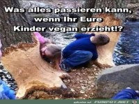 Was passiert wenn Kinder Vegan erzogen werden