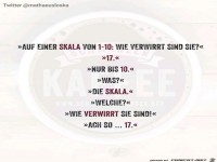 Wie verwirrt sind Sie