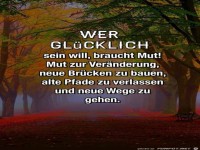Wer Gluecklich sein will