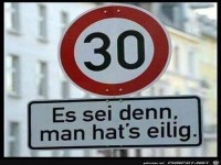 30 Schild
