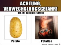 Achtung Verwechslungsgefahr