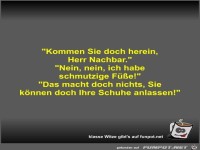 Kommen Sie doch herein