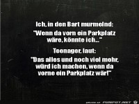 W�re da ein Parkplatz...