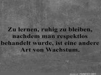 Ruhe bewahren als Wachstum