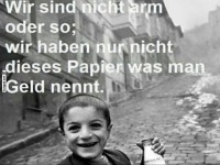 Kindliche Freude trotz finanzieller Einschrnkungen