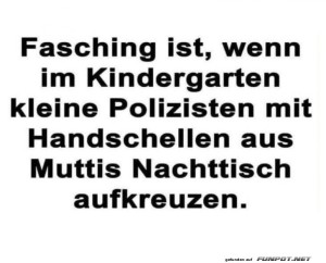 fun-Bild: Klein, aber oho: Mini-Cops im Faschingsmodus!