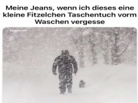 Wenn der Waschgang zur Winterlandschaft wird