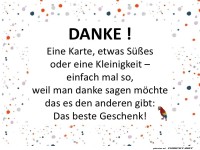 Danke sagen