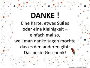 herz-Bild: Danke sagen