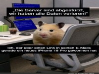 Wenn der Hamster dein IT-Support ist