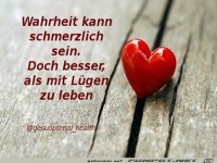 Wahrheit kann schmerzlich sein