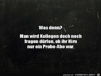 Man wird ja wohl fragen dürfen