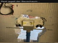 Rest macht der Baumschaum