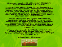 segen sei mit dir, der segen strahlenden lichtes