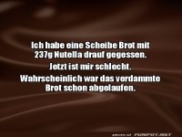 Nutellafieber: �berdosis auf Brot!