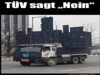 L�rmkanone auf R�dern - T�V sagt nein!