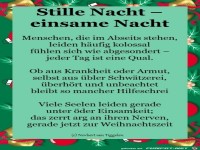Stille Nacht - einsame Nacht 2017