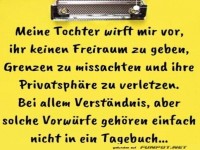 Komisch diese Vorw�rfe