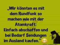 ber Rundfunk und Atomkraft