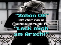 Moderner Ausdruck f�r genervte Zustimmung