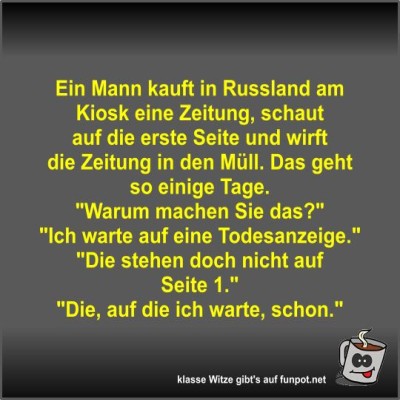 Ein-Mann-kauft-in-Russland-am-Kiosk-eine-Zeitung.jpg von Fossy