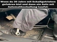Der Schalt-Fu� sucht nach Arbeit!