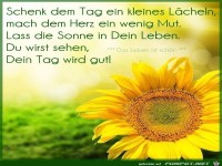 Der tag wird schoen