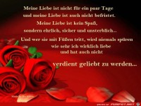 nicht verdient geliebt zu werden