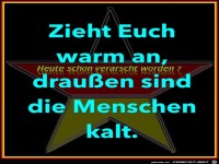 Zieht euch warm an