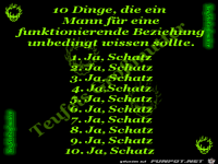 10 Dinge fr einen Mann