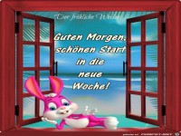 Guten Morgen-schoenen Start