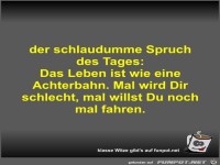der schlaudumme Spruch des Tages