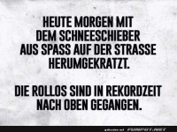 Fr�hst�cks-Schneealarm!