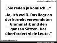 Korrekte Grammatik