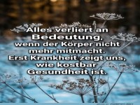 Alles verliert an Bedeutung