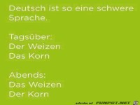 Deutsche Sprache ist schwer