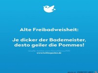 Alte Freibadweisheit