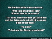 zwei Studenten treffen sich......