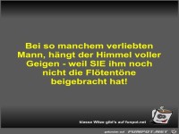 Bei so manchem verliebten Mann