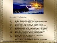 Frohe Weihnachten - Gedicht