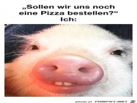 Sollen wir noch Pizza bestellen?